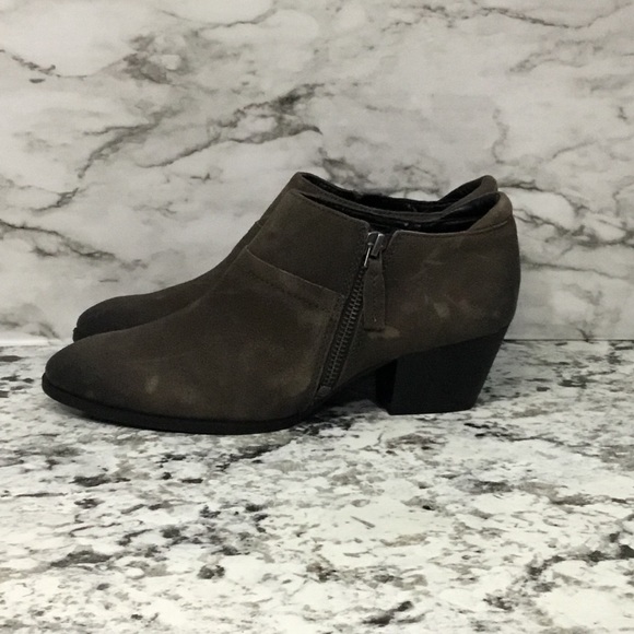 Franco Sarto Greco Suede Ankle Boot Booties - Picture 2 of 13
